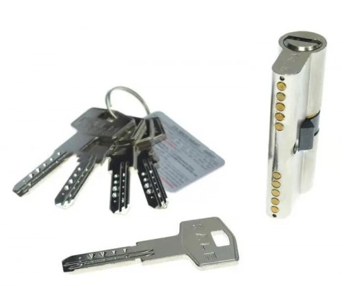 Цилиндр Kale 164 BNE 26+10+26=62mm, 5 ключей, с покрытием латунь