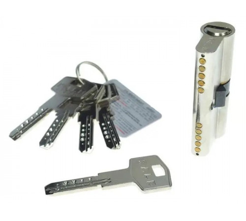 Цилиндр Kale 164 BNE 26+10+32=68 мм, 5 ключей, с покрытием никель