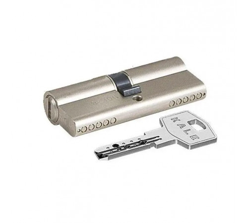 Цилиндр Kale 164 BNE 45+10+45=100 мм, 5 ключей, с покрытием никель