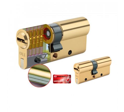 Цилиндр Kale 164 DBNE 26+10+26: 62mm, латунь