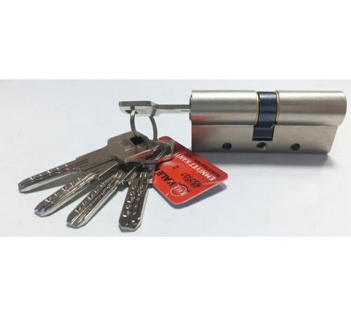 Цилиндр Kale 164 DBNE 30+10+30 70mm, никель, 5 ключей