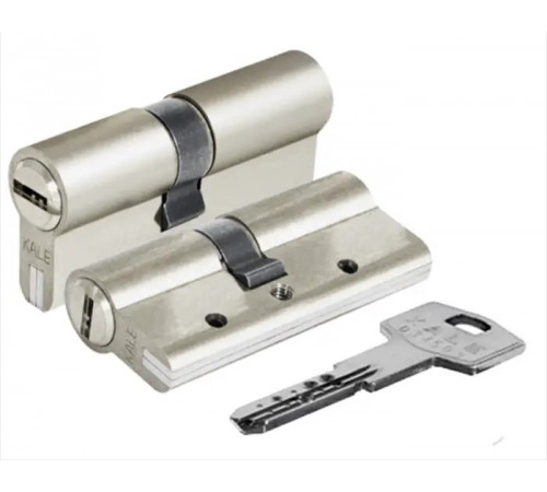 Цилиндр Kale 164 DBNE 30+10+30 70mm, никель, 5 ключей