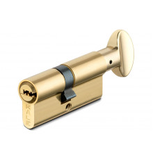 Цилиндр Kale 164SMC 35+10+35=80mm, латунь, 5 ключей, с вертушкой