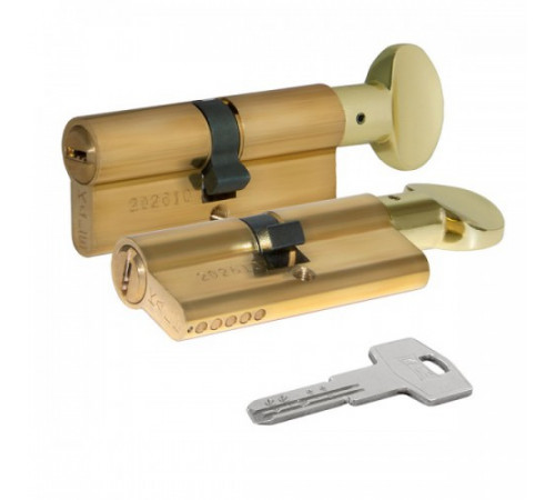 Цилиндр Kale BM 26х10х32=68, латунь, с вертушкой на короткой стороне