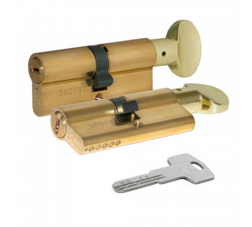 Цилиндр Kale BM 40х10х40=90 мм, латунь с вертушкой