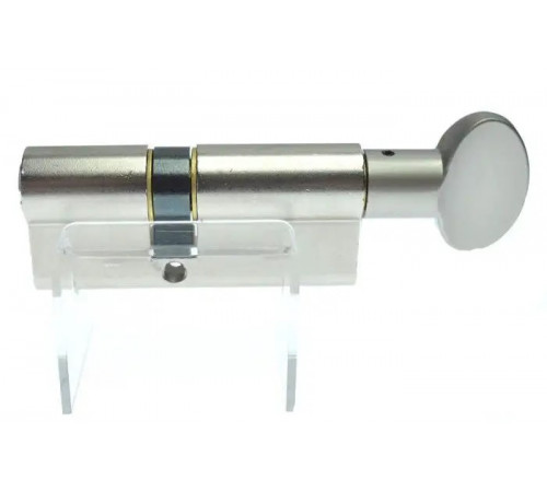 Цилиндр Kale BM 50х10х50=110 мм, никель, с вертушкой