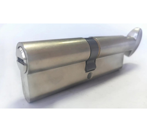 Цилиндр Kale BMЕ 40х10х40=90 мм, никель с вертушкой