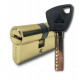 Цилиндр KEDR BRASS M80 ZG (45*35) brass key