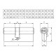Цилиндр Kale 164 BNE 26+10+35=71 мм, 5 ключей, с покрытием латунь