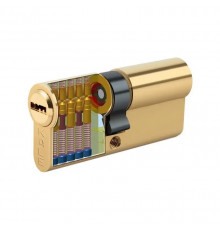 Циліндр Kale 164 BNE 33+10+33=76 мм, 5 ключів, з покриттям латунь