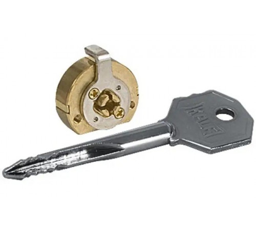 Цилиндр Kale 164 F с крестообразным ключом, 5 ключей, латунь