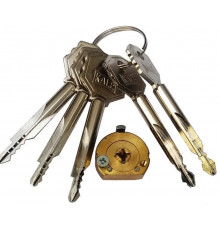 Циліндр Kale 164 F з хрестоподібним ключем, 5 ключів, латунь