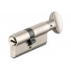 Цилиндр Kale 164SMC 40+10+40=90mm, никель, 5ключ, с вертушкой