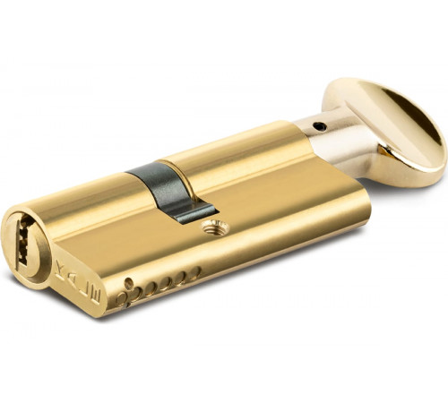 Цилиндр Kale 164SMС 45+10+45=100mm, латунь, 5 ключей, с вертушкой