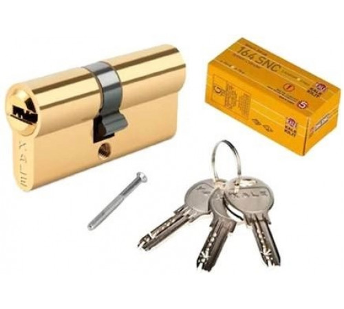 Цилиндр Kale 164SNC 26+10+32=68mm, латунь, 5 ключей