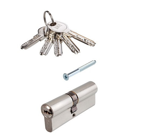 Цилиндр Kale 164SNC 30+10+30=70mm, никель, 5 ключей