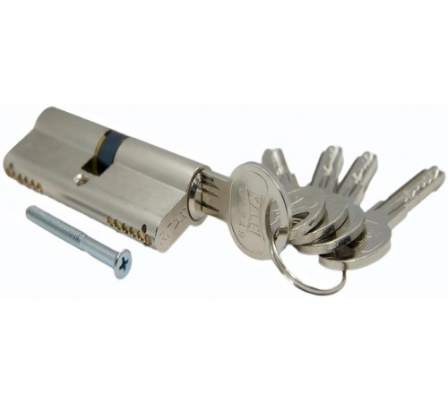 Цилиндр Kale 164SNC 35+10+35=80mm, никель, 5 ключей