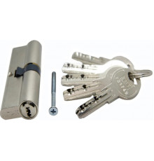 Циліндр Kale 164SNC 35+10+35=80mm, нікель, 5 ключів