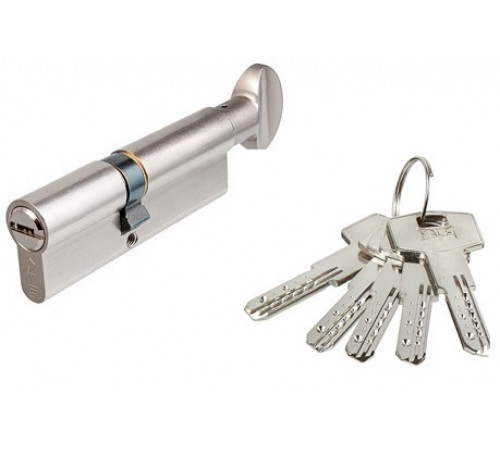 Циліндр Kale BM 45х10х45=100 мм, нікель з вертушкою