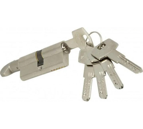 Цилиндр Kale BM 50х10х50=110 мм, никель, с вертушкой