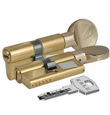 Циліндр Kale BMЕ 40х10х50 = 100 мм, латунь з вертушкою на довгій стороні