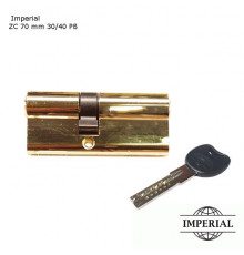 Циліндровий механізм Imperial ZC 70 мм 30/40 PB ключ/ключ