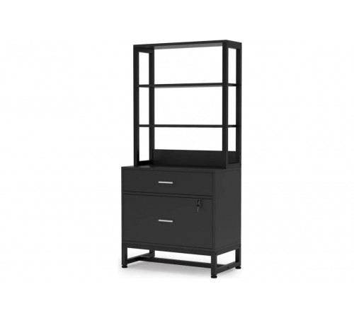 Шкаф для документов — 2 ящика и открытые полки (MSM)