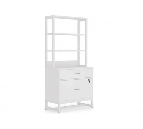 Шкаф для документов — 2 ящика и открытые полки (MSM)