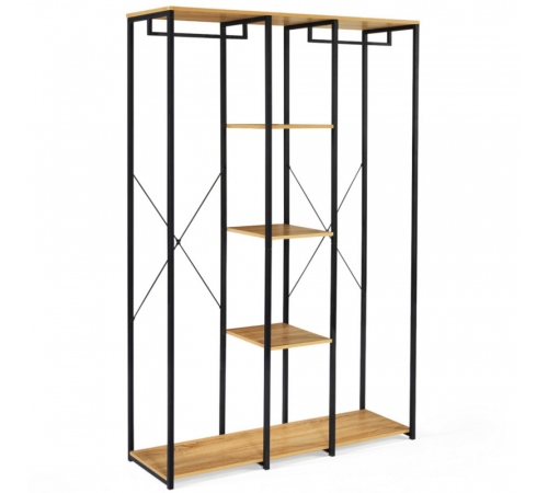 Шкаф с тремя полками, дуб сонома