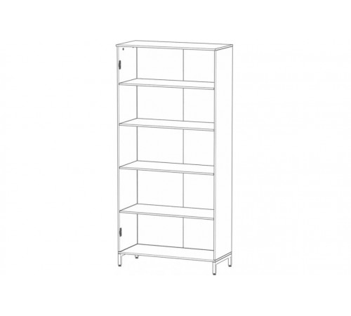 Шкаф офисный LT-900 белый — MSMLOFT.