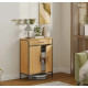 Шкафчик для ванной HOMCOM 60×30×80 см с ящиком и полками