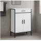 Шкафчик для ванной HOMCOM 60×30×80 см с ящиком и полками