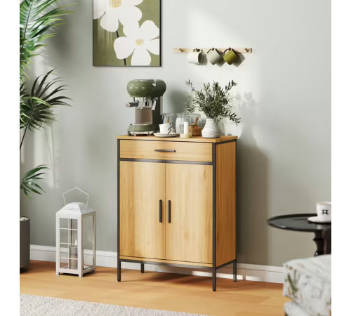 Шкафчик для ванной HOMCOM 60×30×80 см с ящиком и полками