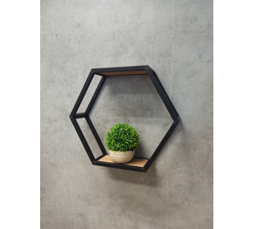 Шестигранная полка лофт 30×30 от MSM