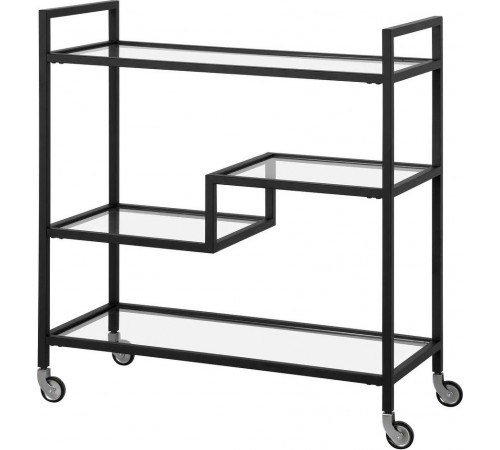 Барная тележка Lovett со стеклянными полками