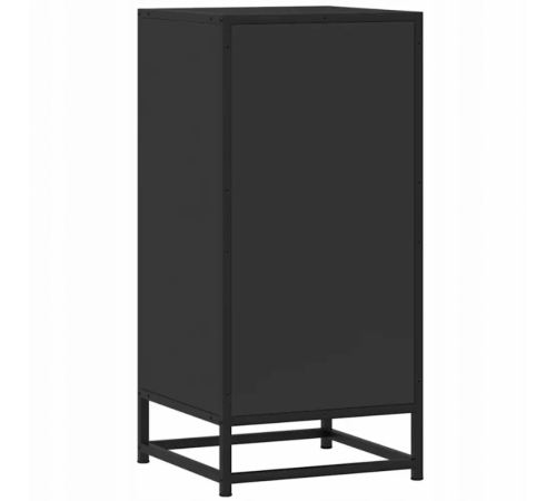 Шкаф, черный, 35,5×35×76 см