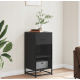 Шкаф, черный, 35,5×35×76 см