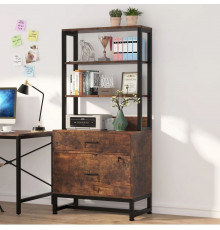 Шкаф для документов, 2 ящика с открытыми полками