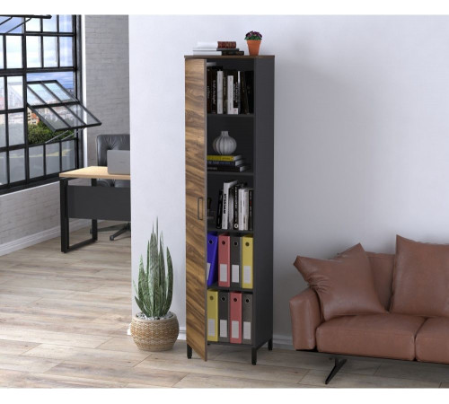 Шкаф офисный LT-450-1900 (антрацит) — MSMLOFT