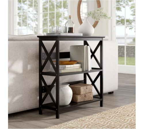 Этажерка Darek MSM — стильный 3-ярусный шкаф для книг и декора.