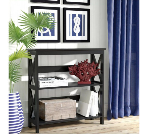 Этажерка Darek MSM — стильный 3-ярусный шкаф для книг и декора.