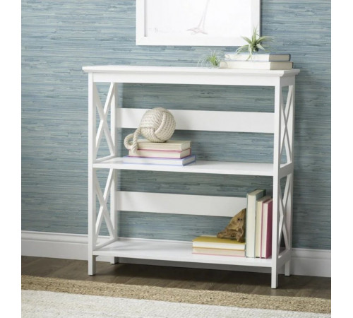 Этажерка Darek MSM — стильный 3-ярусный шкаф для книг и декора.